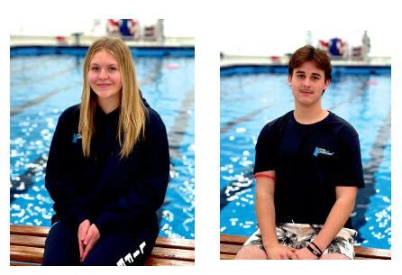 Lifeguards Helaina Anderson<br />
and Gabriel Fingas.<br />