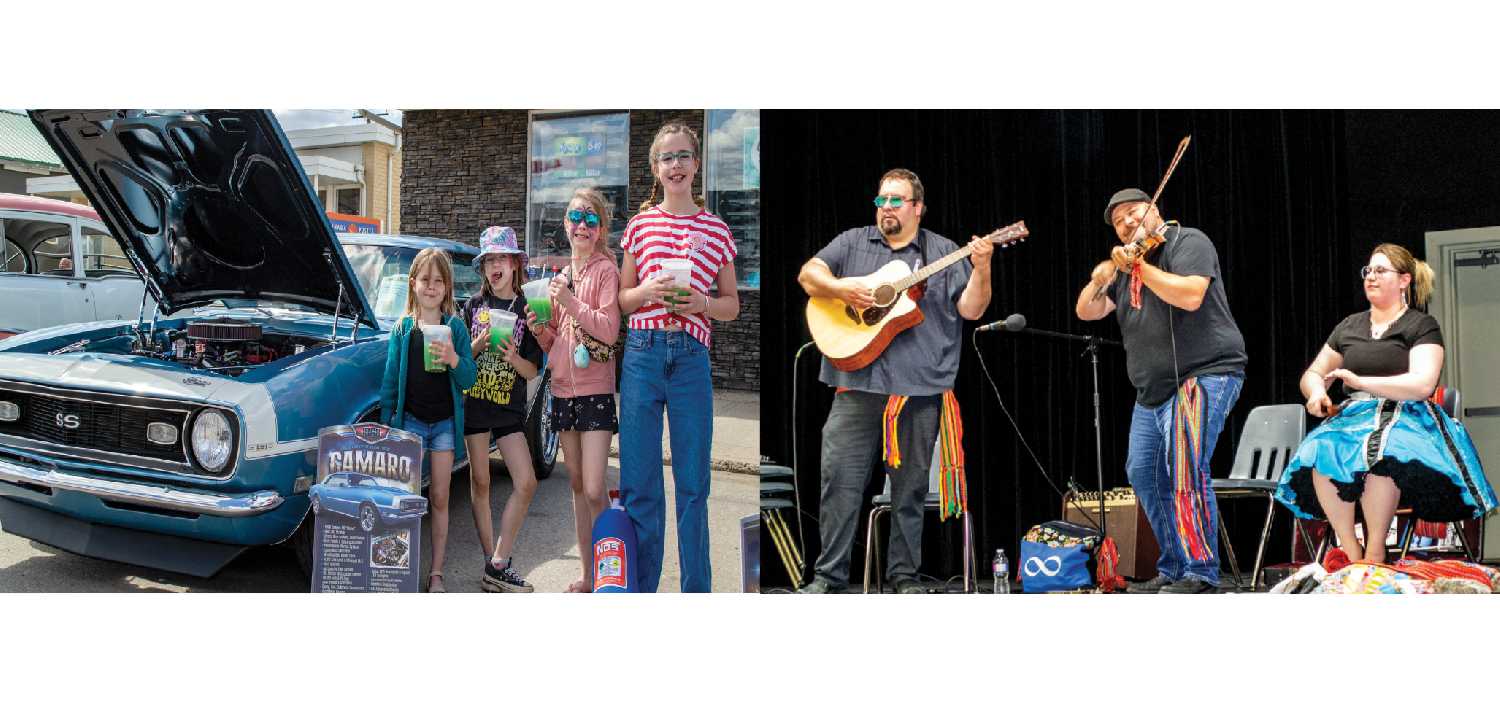 The car show and entertainment at last years Rocanville Community Day.