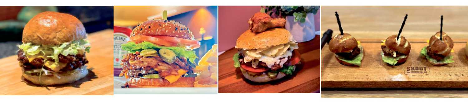 Some of last year�s burgers, including the Windsor Classic Burger, the Red Barn�s 9 Yards Burger, Blueberry Kitchen�s Kind Of A Big �Dill� Pickle Burger, and Skout Brewing�s mini sliders, below.