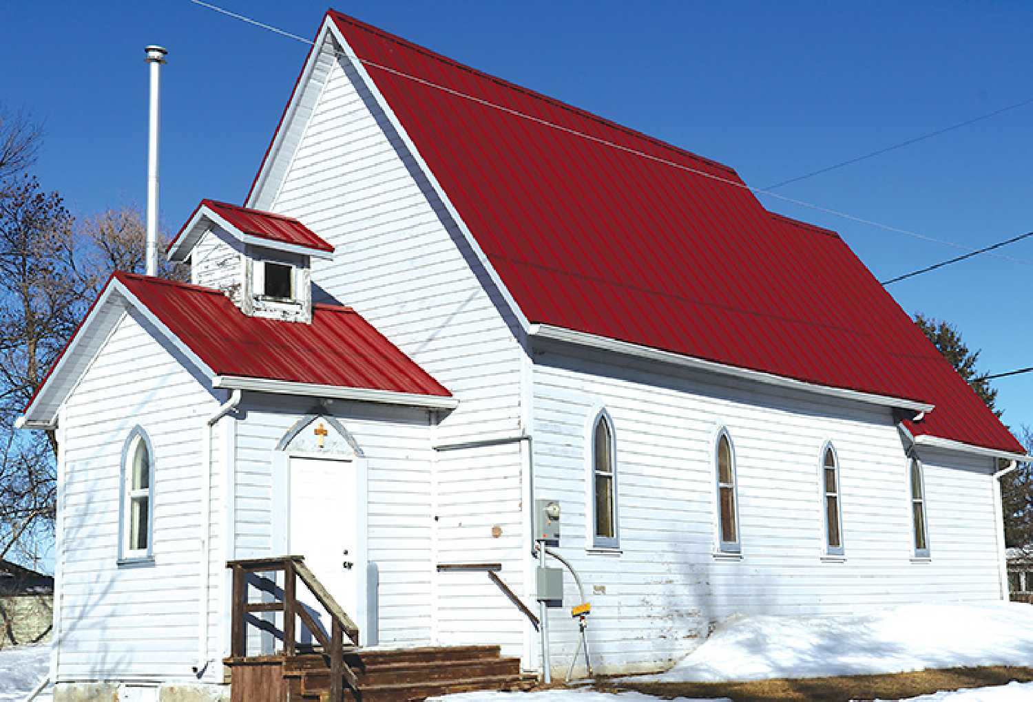 St. Marks community church will be holding its first service since 2016 on Easter Sunday on April 20. The church was built in 1895.