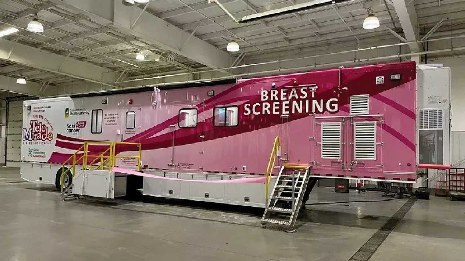 The mobile mammography unit which will be in Carlyle from March 9-27 and Moosomin from March 30-April 24.