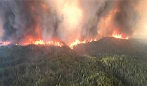 Family staying in Moosomin after fleeing from fires