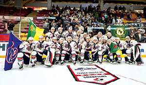 Cooper Bratton National Telus Cup Champion with Regina Pat Canadians